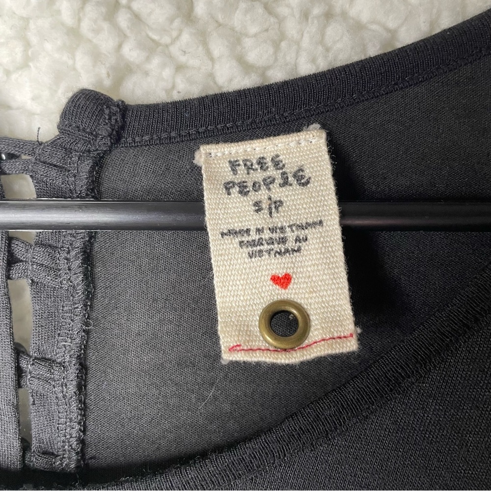 Vintage Y2K 90s Free People boho tunic top small - Picture 5 of 12